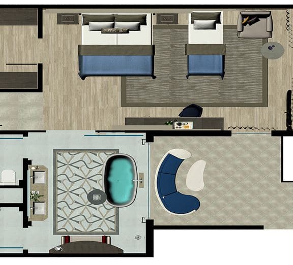 Deluxe Pool Room Numuri