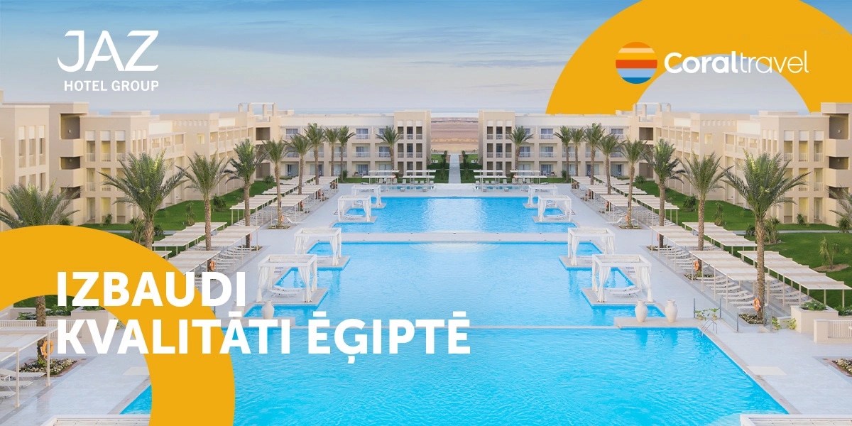 JAZ HOTEL GROUP – vēl vairāk kvalitatīvas atpūtas Ēģiptē