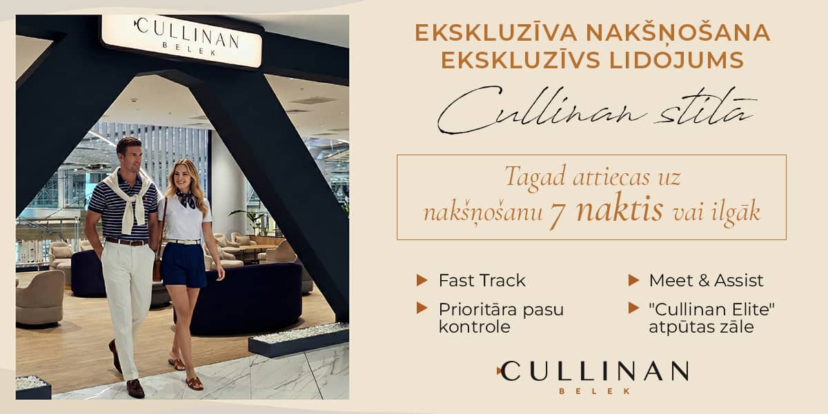 Tikai oktobrī – Cullinan Belek viesiem vēl vairāk privilēģiju!