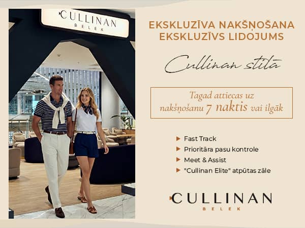 Tikai oktobrī – Cullinan Belek viesiem vēl vairāk privilēģiju!