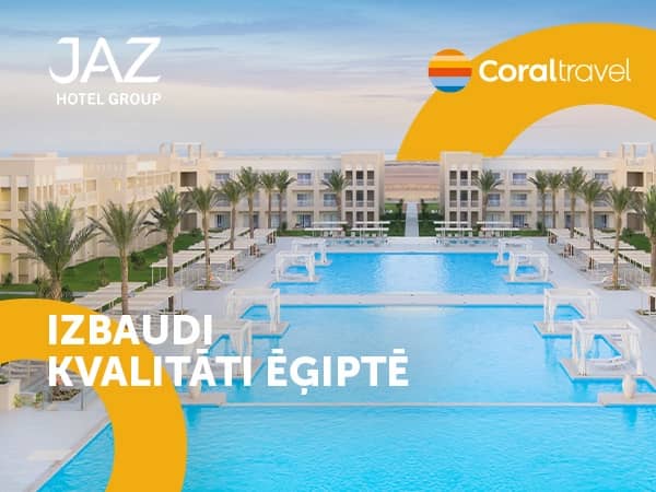 JAZ HOTEL GROUP – vēl vairāk kvalitatīvas atpūtas Ēģiptē